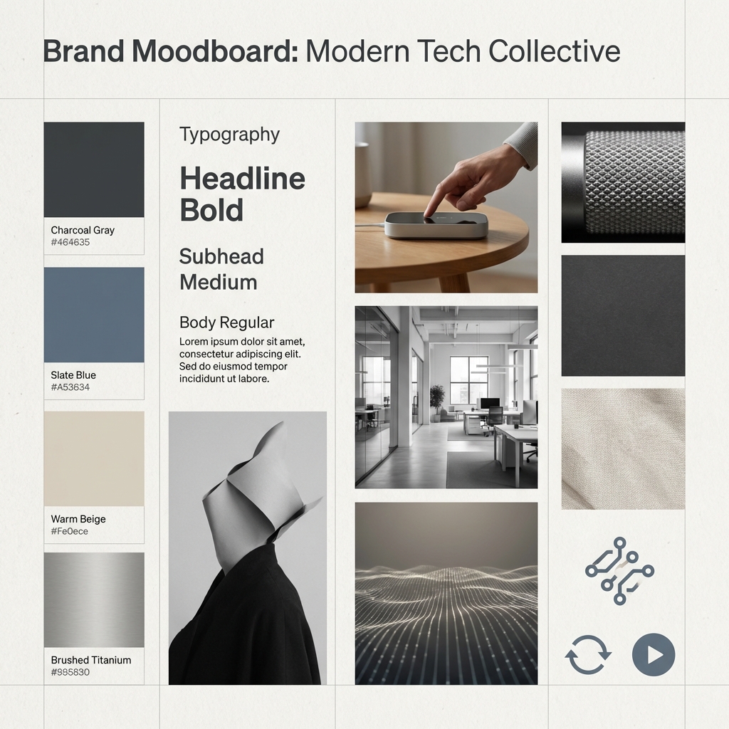 Product Marketing - Designer-Grade Brand Moodboard Generation Prompt — output 1