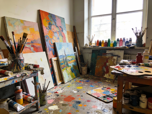Artist's Messy Studio — output 1