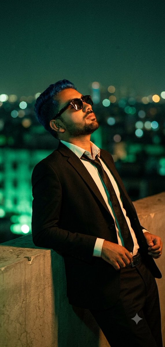 Profile / Avatar - Cinematic Rooftop Urban Portrait — output 1