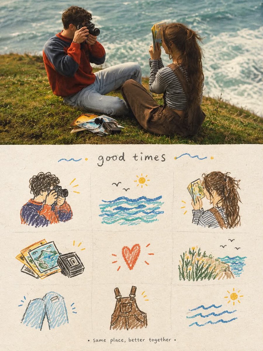 Social Media Post - Cozy Travel Scrapbook Poster — output 1