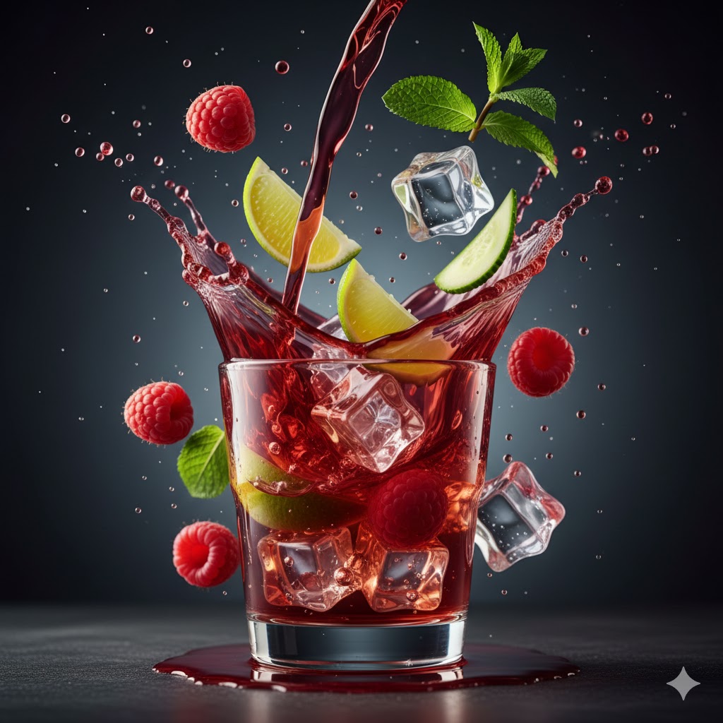 Hyper-realistic Floating Food Photography — output 1