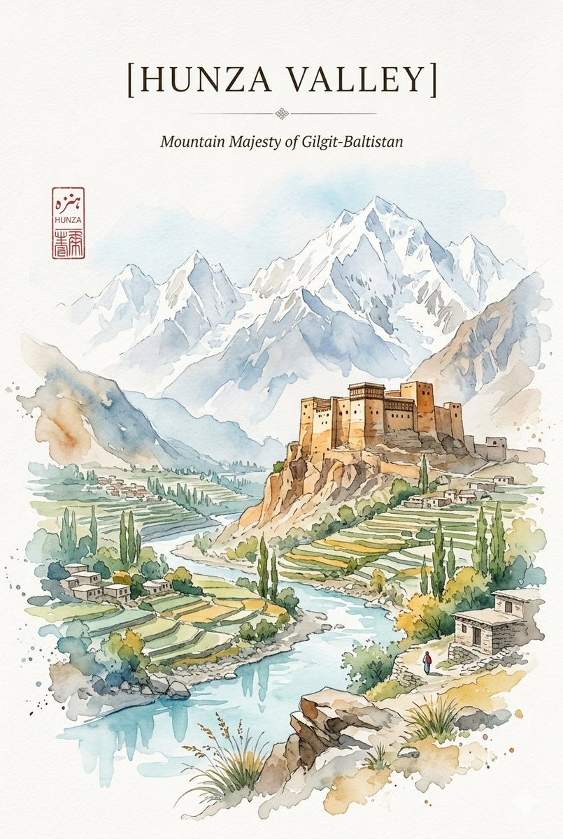Alpine Watercolor Travel Poster — output 1