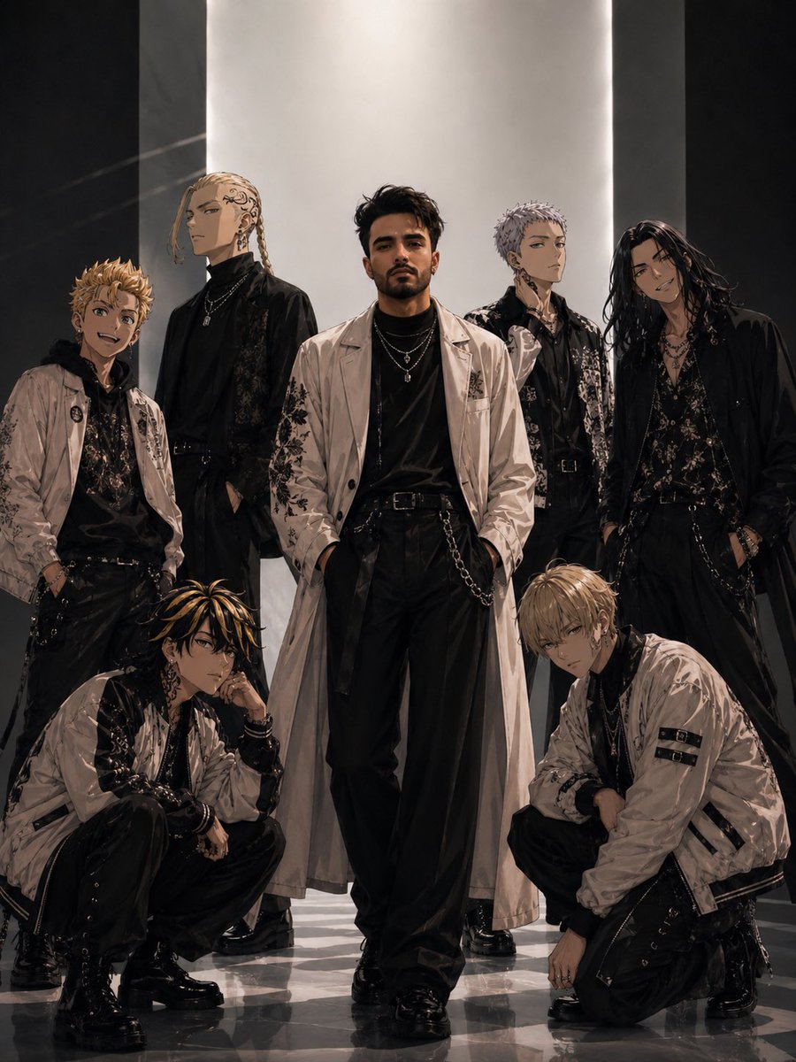 Product Marketing - Tokyo Streetwear Anime Leader Portrait — output 1