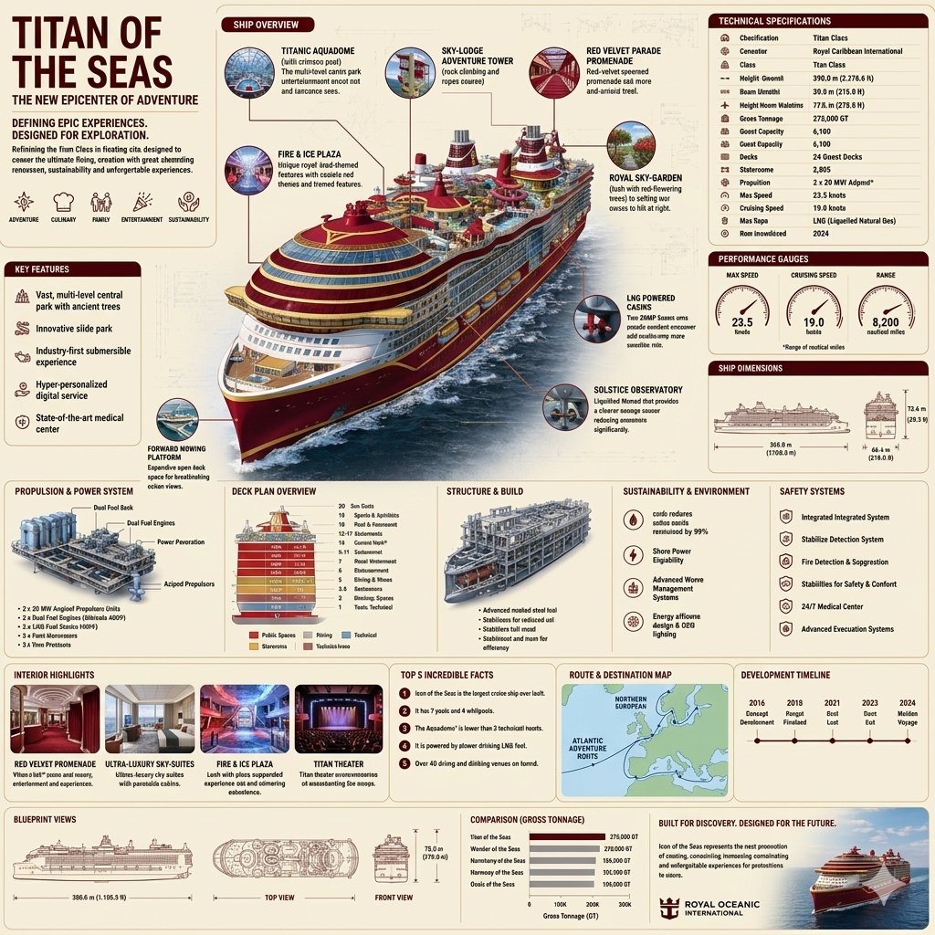 Infographic / Edu Visual - Luxury Cruise Ship Infographic — output 1