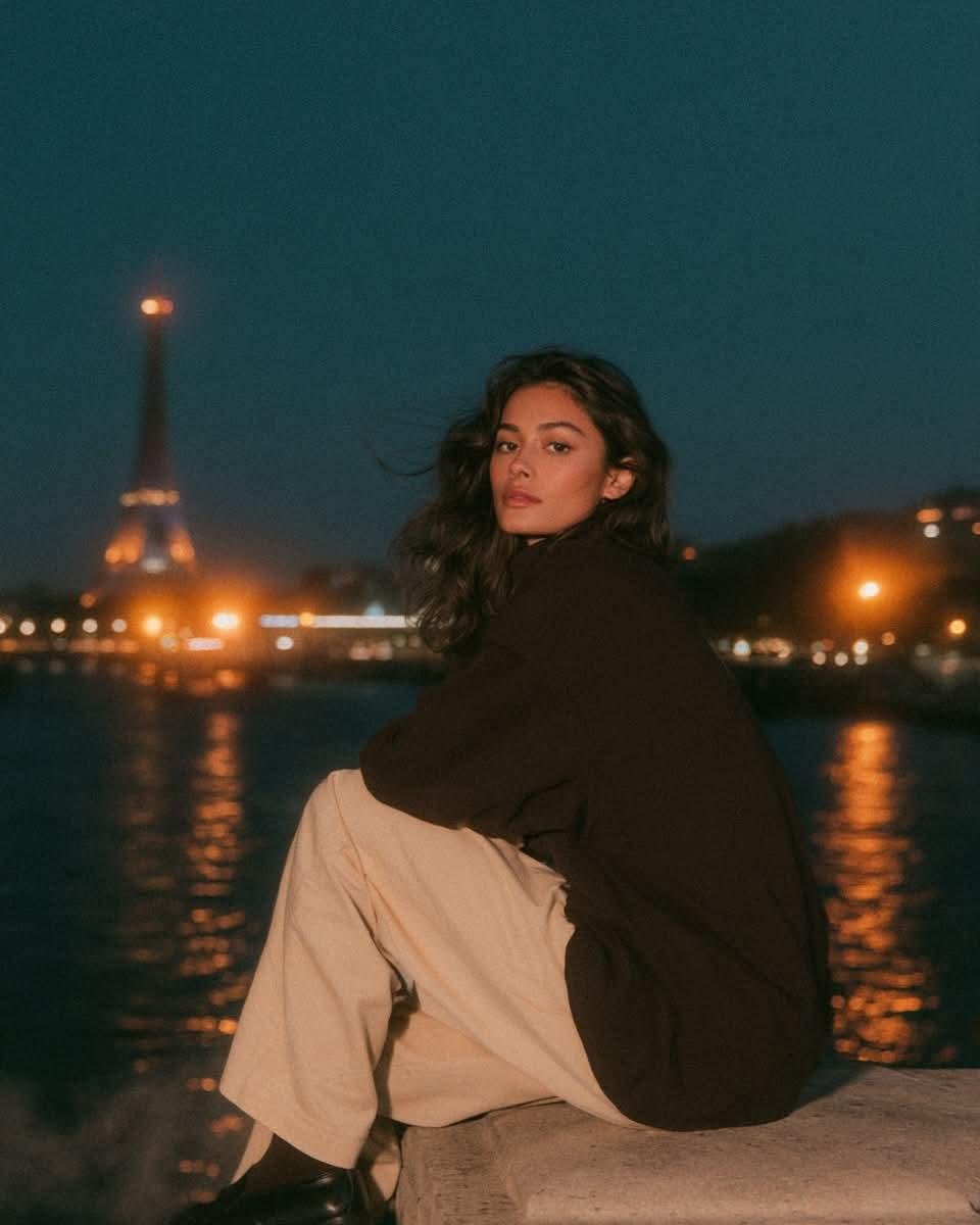 Social Media Post - Parisian Night Seine Portrait — output 1