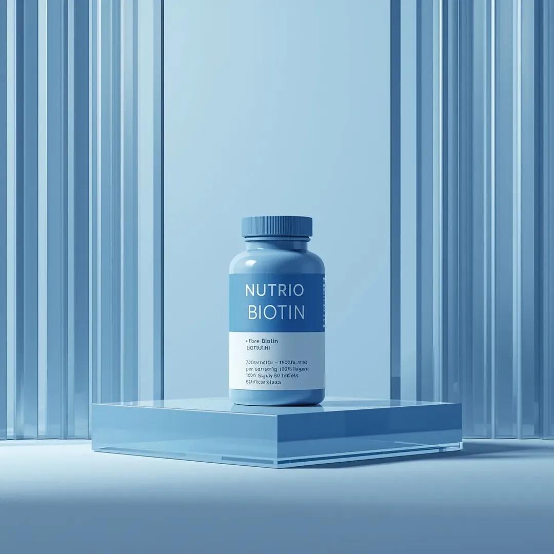 E-commerce Main Image - Minimalist Product Photography for Supplement Container — output 1