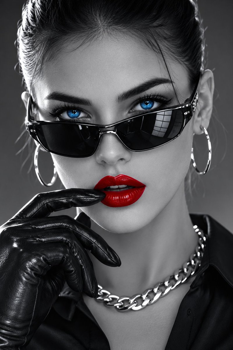 Product Marketing - Minimalist Cyber Fashion Portrait — output 1