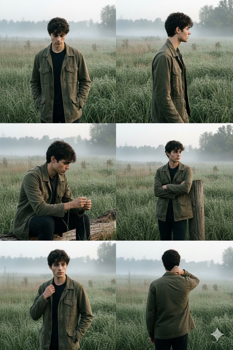 Contemplative Meadow Portrait Prompt (Identity Preservation) — output 1