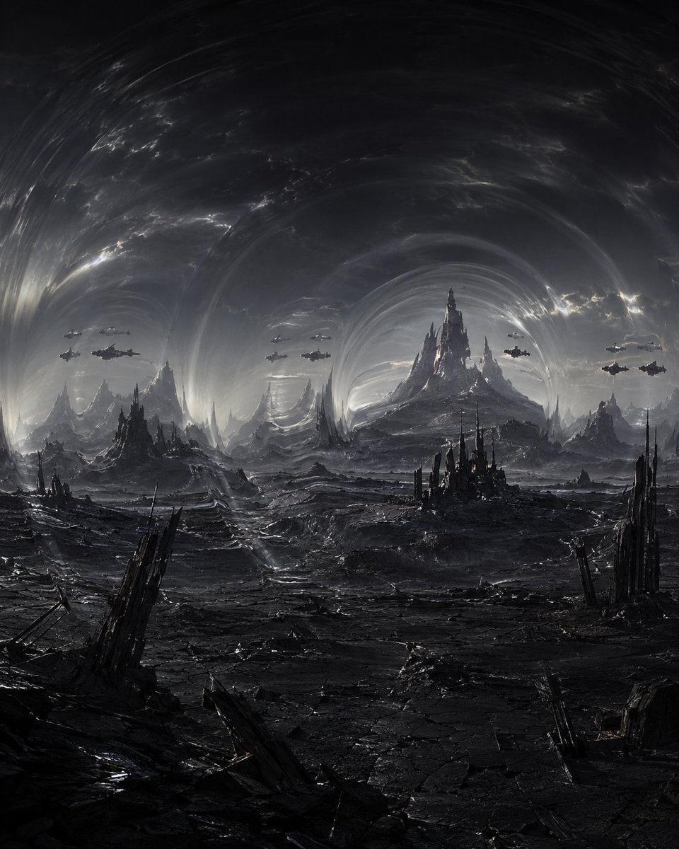 Game Asset - Dark Alien Vibration Wasteland — output 1