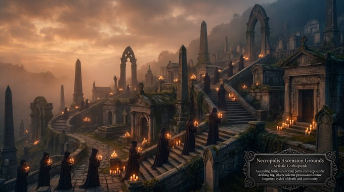 Game Asset - Gothicpunk Ritual in Necropolis — output 1