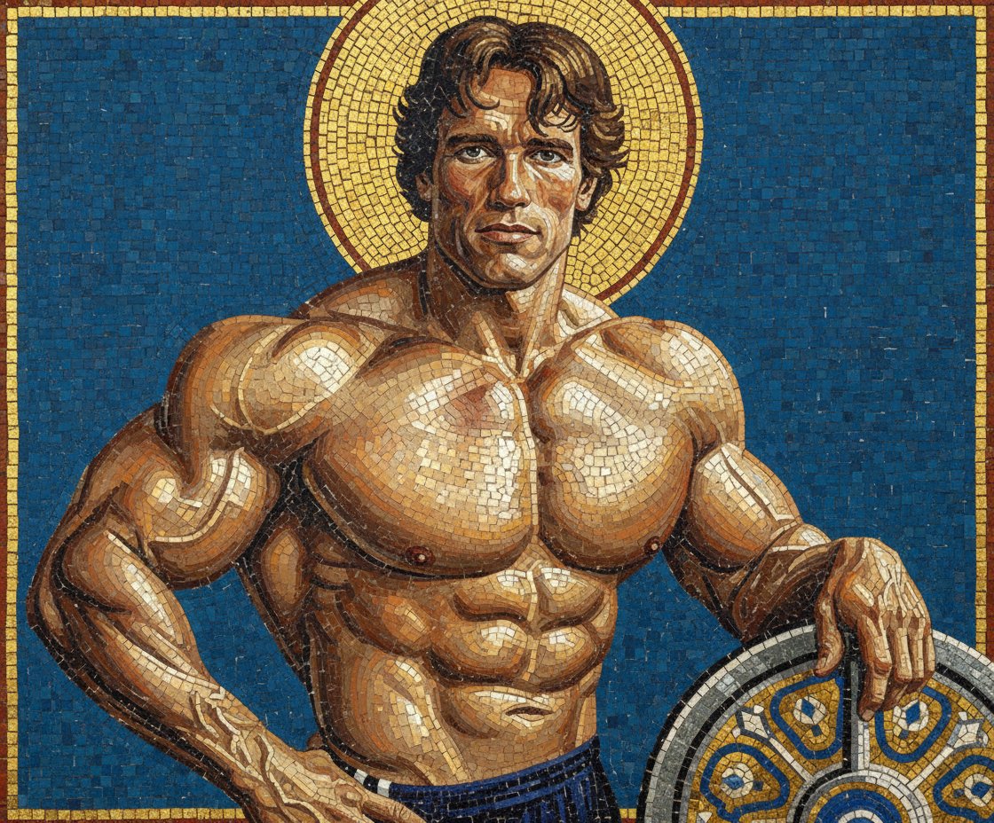 Game Asset - Byzantine Mosaic Style Portrait Prompt — output 1