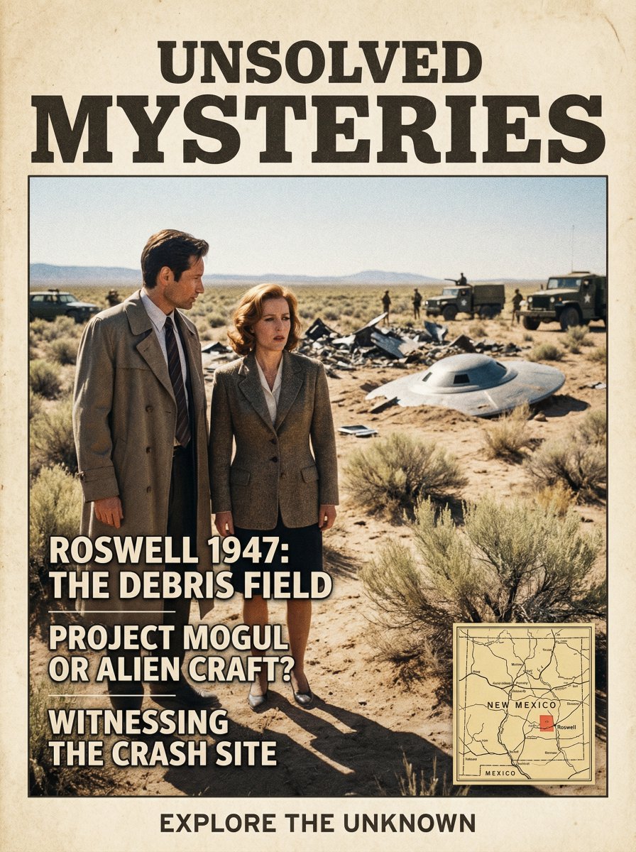 Roswell Incident Magazine Cover — output 1