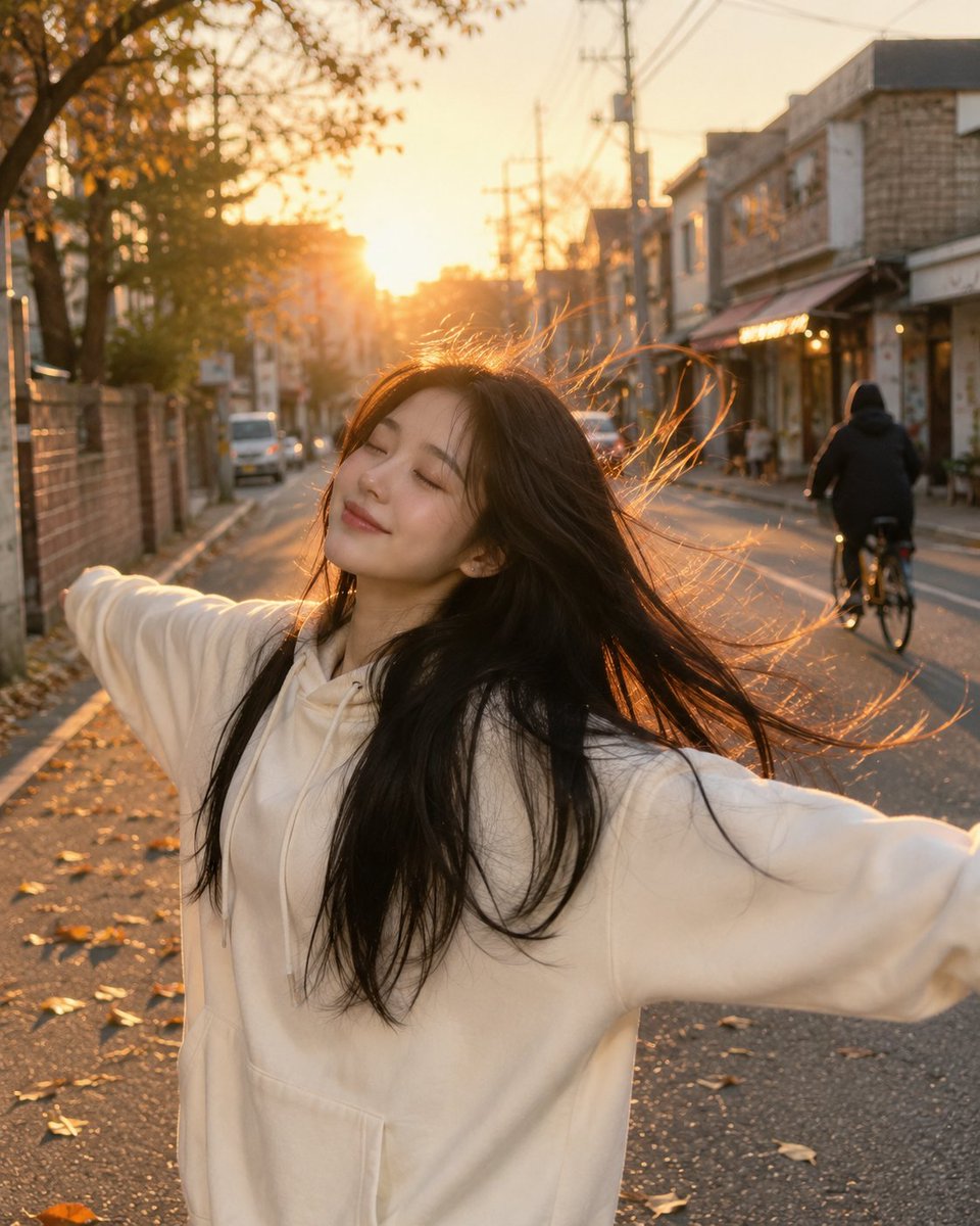 Social Media Post - Golden Hour Street Portrait — output 1