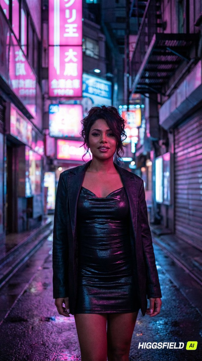 Product Marketing - Cyberpunk Neon City Street Photography Prompt — output 1