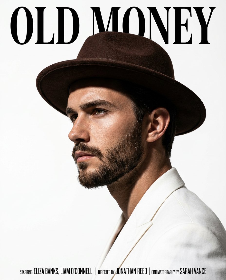 Old Money Aesthetic Cinematic Portrait — output 1
