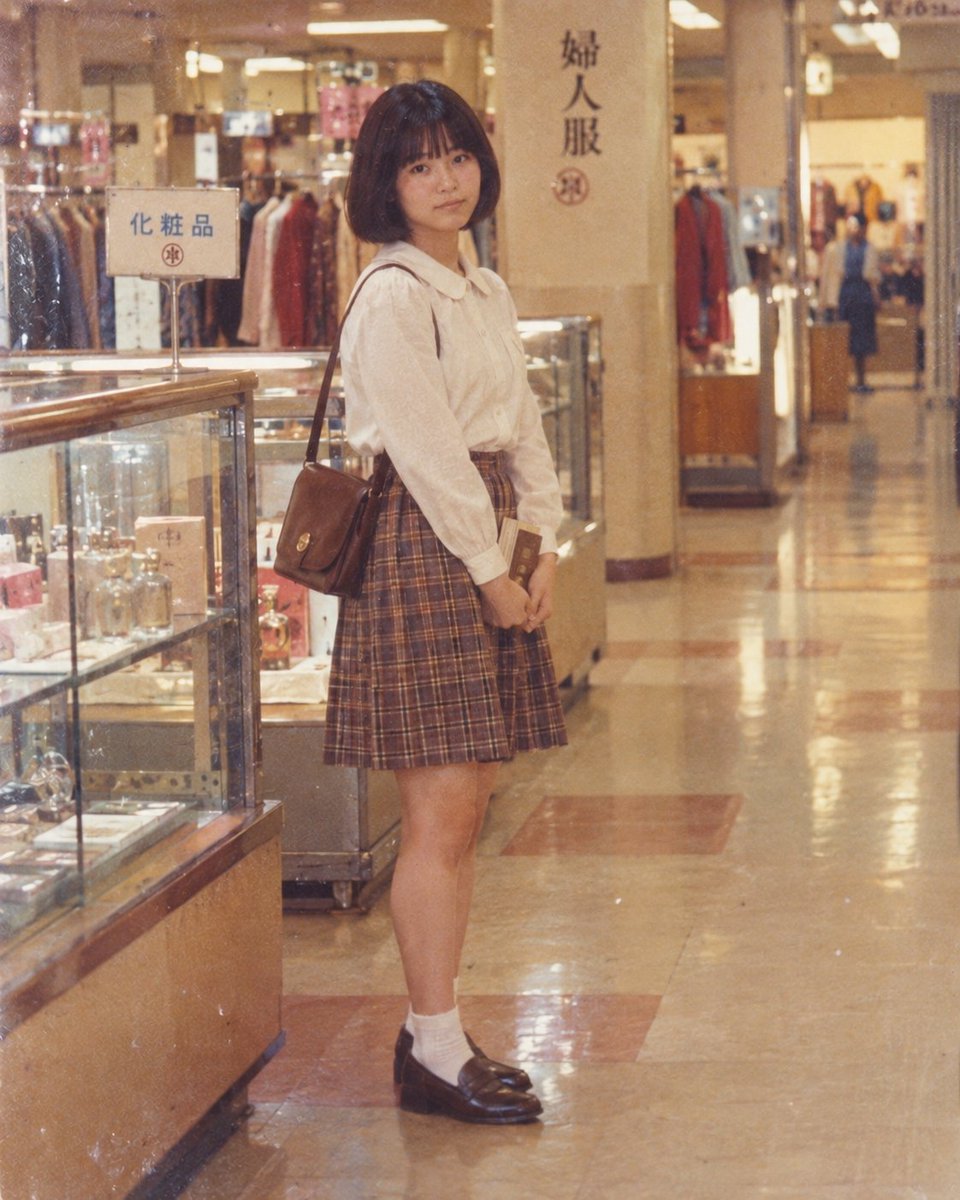 Social Media Post - Vintage Department Store Portrait — output 1