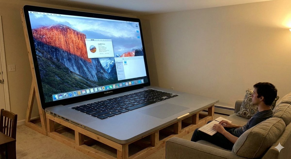 Generate a 100-inch MacBook image — output 1