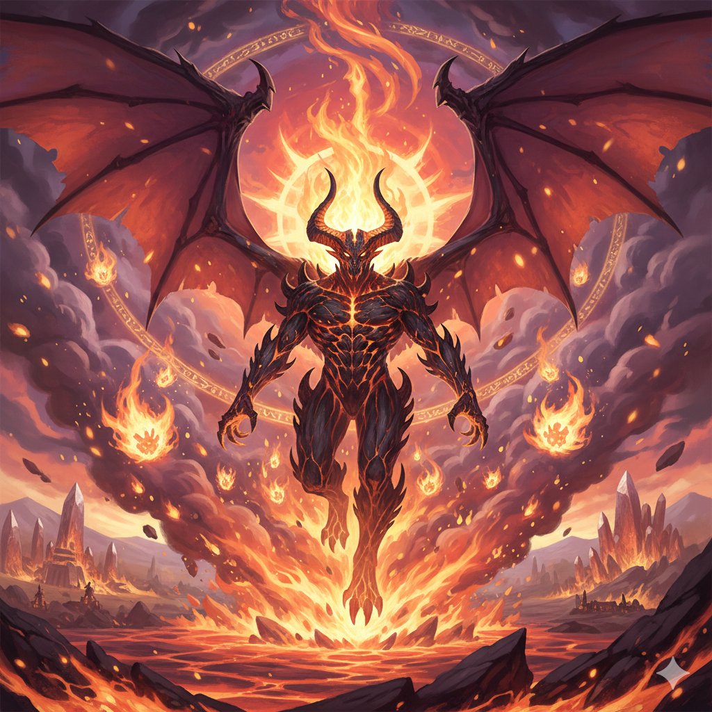 Game Asset - Final Fantasy Ifrit Summon Generation — output 1
