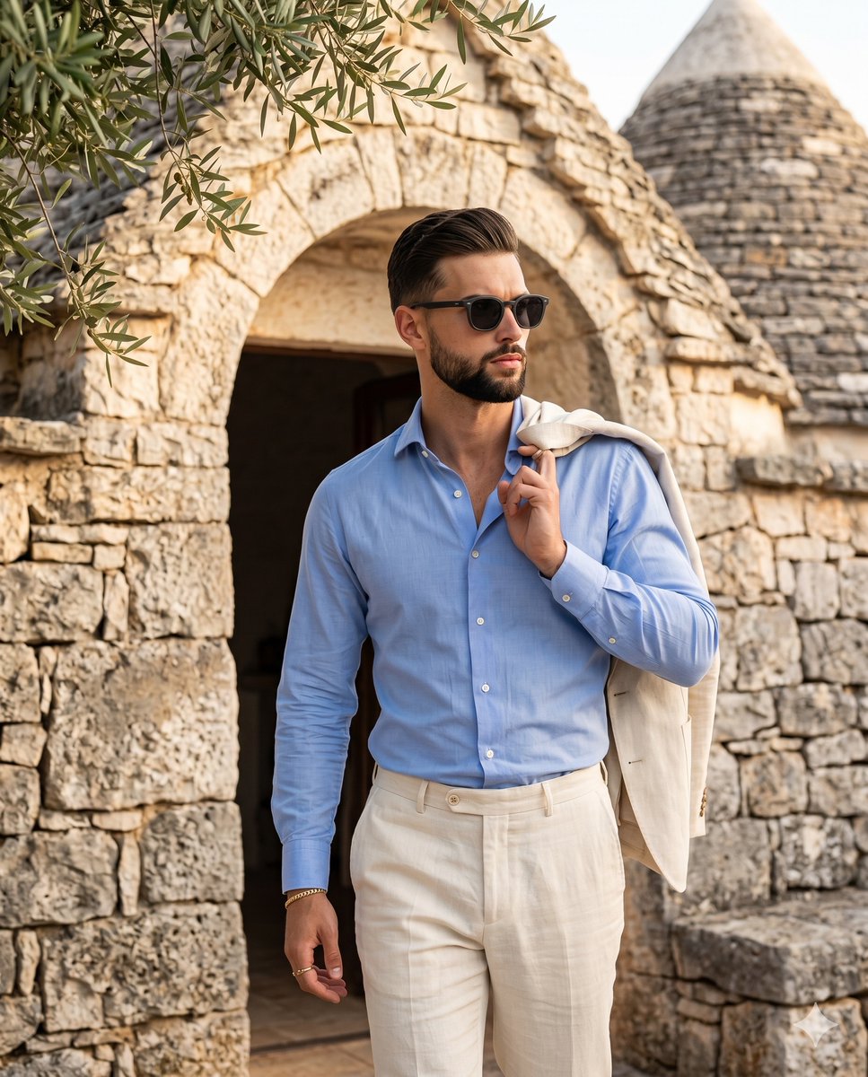 Profile / Avatar - Mediterranean Summer Lifestyle Portrait — output 1