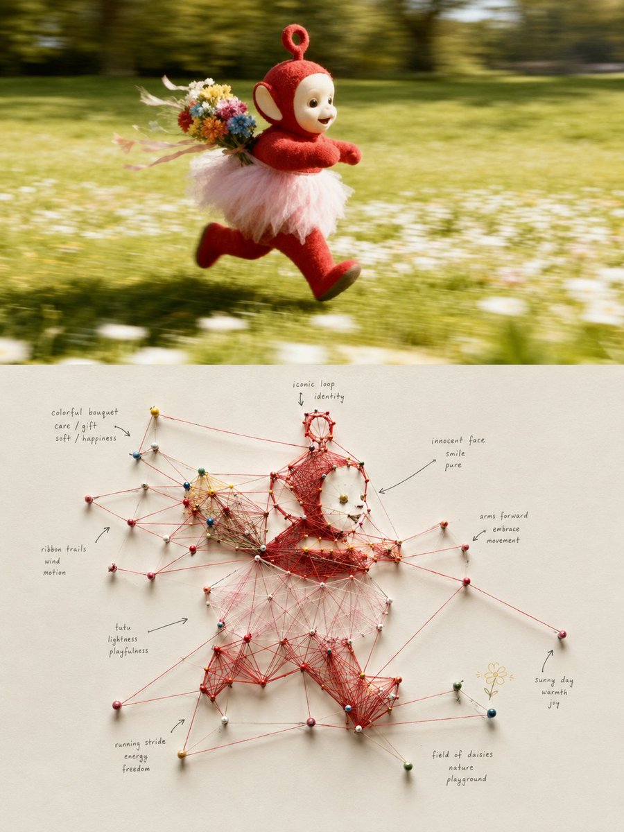 Infographic / Edu Visual - Handcrafted String Visualization Map — output 1