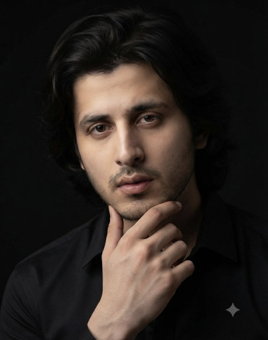 Product Marketing - Sophisticated Dark Editorial Portrait — output 1
