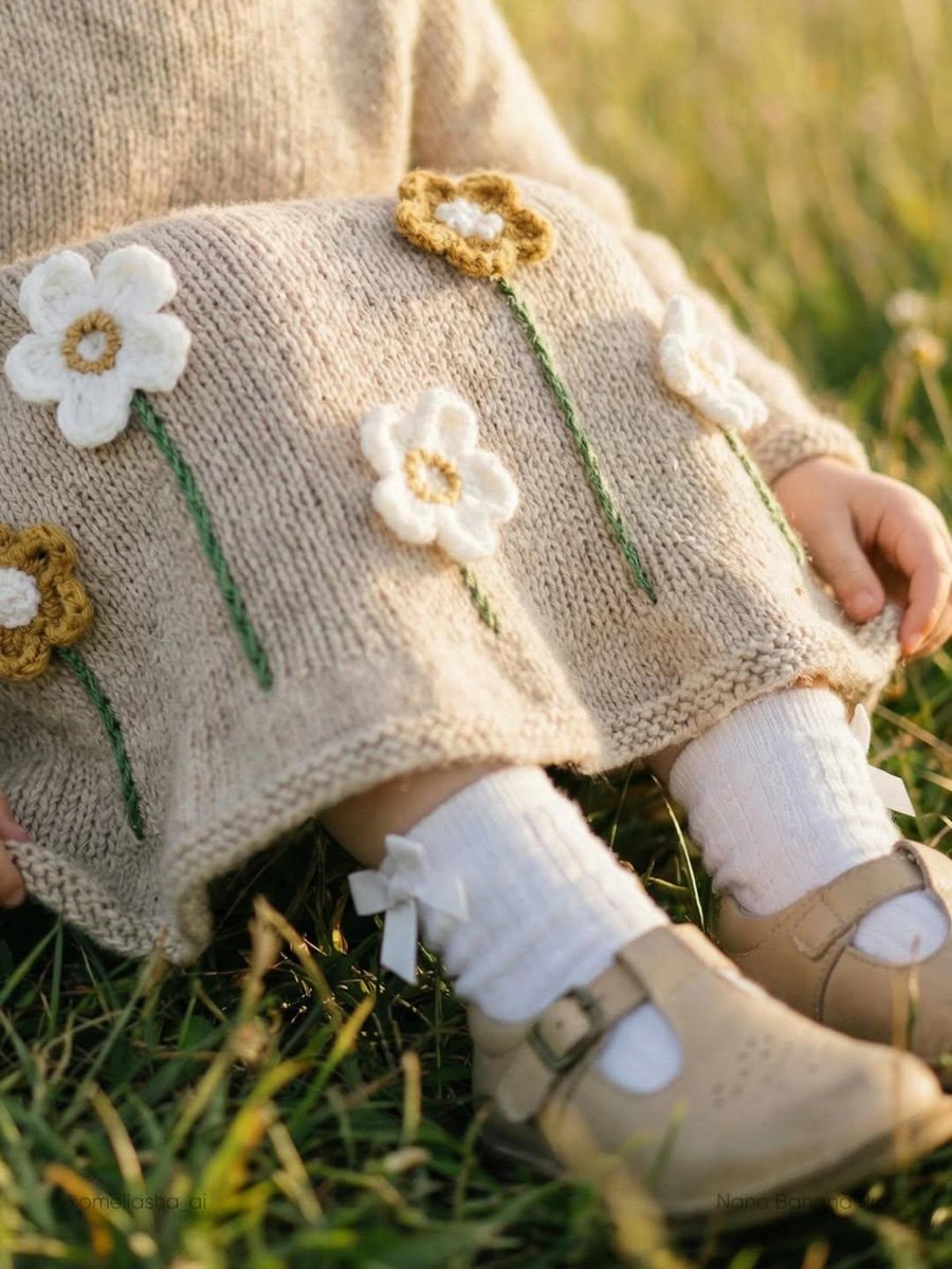 Social Media Post - Lifestyle Photo of Toddler Running in Sunlit Meadow — output 1