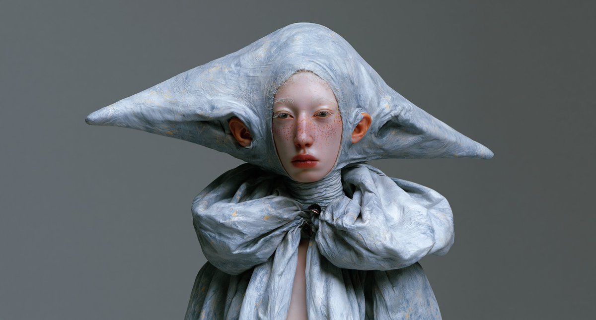 Profile / Avatar - Surreal Elf Couture Portrait — output 1