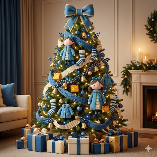Social Media Post - Image-to-Character Christmas Tree Prompt — output 1