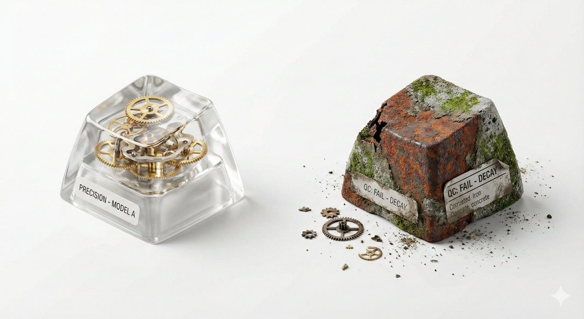 E-commerce Main Image - Visual Creator Mode Prompt for Product Photography (Precision vs. Decay) — output 1