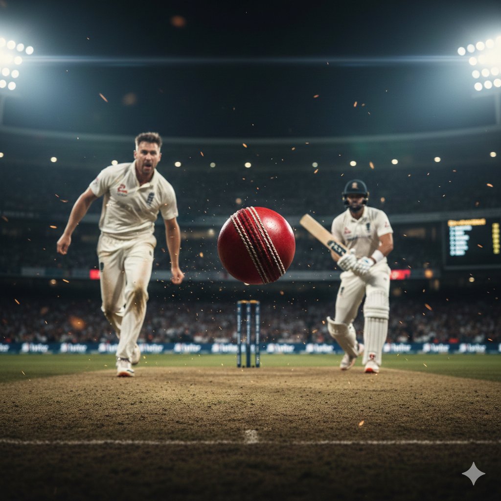 Hyper-realistic cinematic cricket scene prompt for Gemini App — output 1