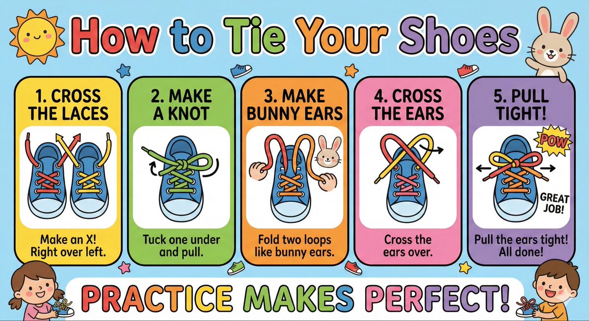 Kids' How-To Poster Prompt — output 1