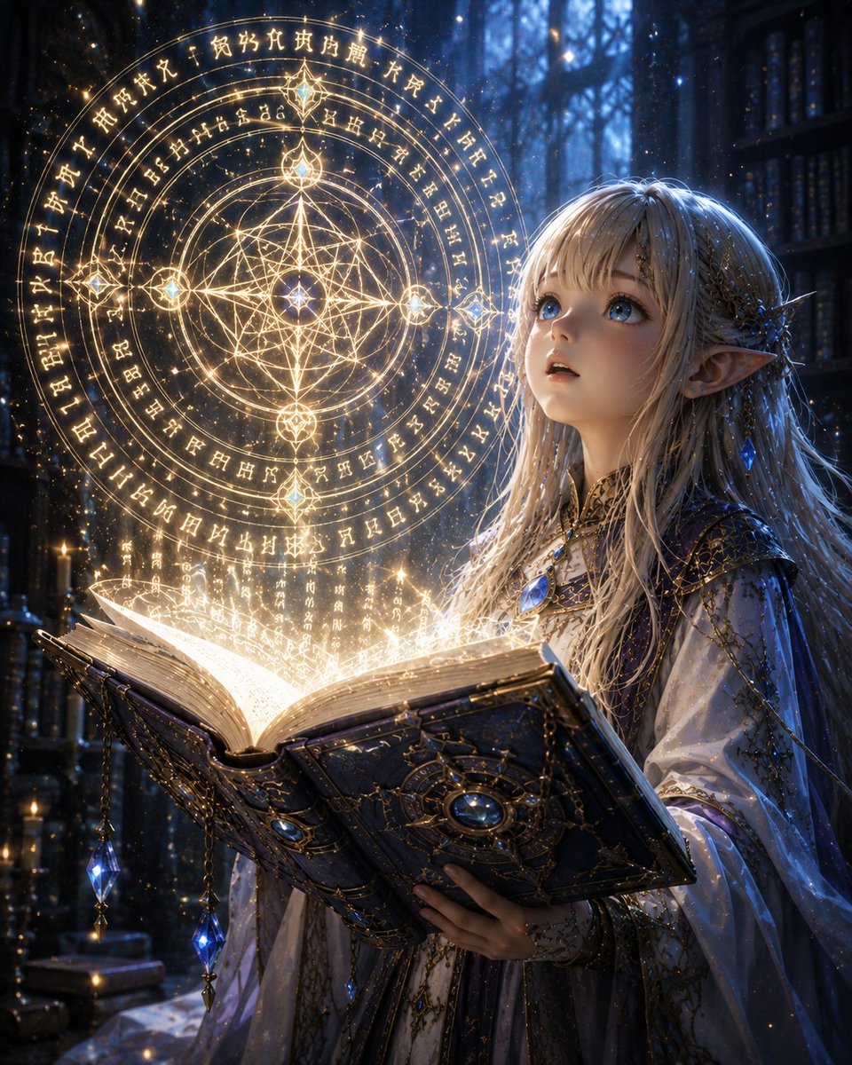 Comic / Storyboard - Elven Grimoire Contract — output 1