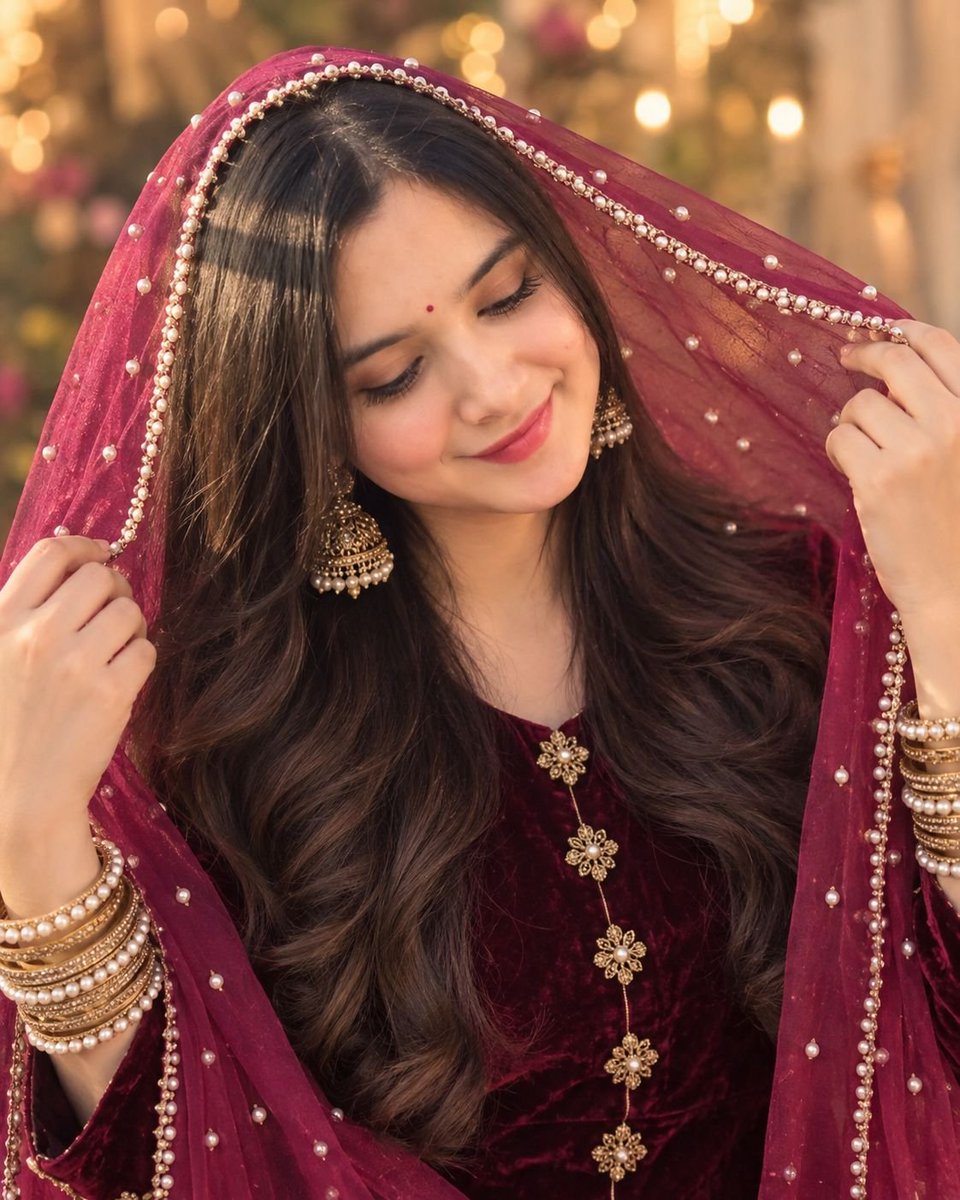 Profile / Avatar - South Asian Woman Selfie Prompt — output 1