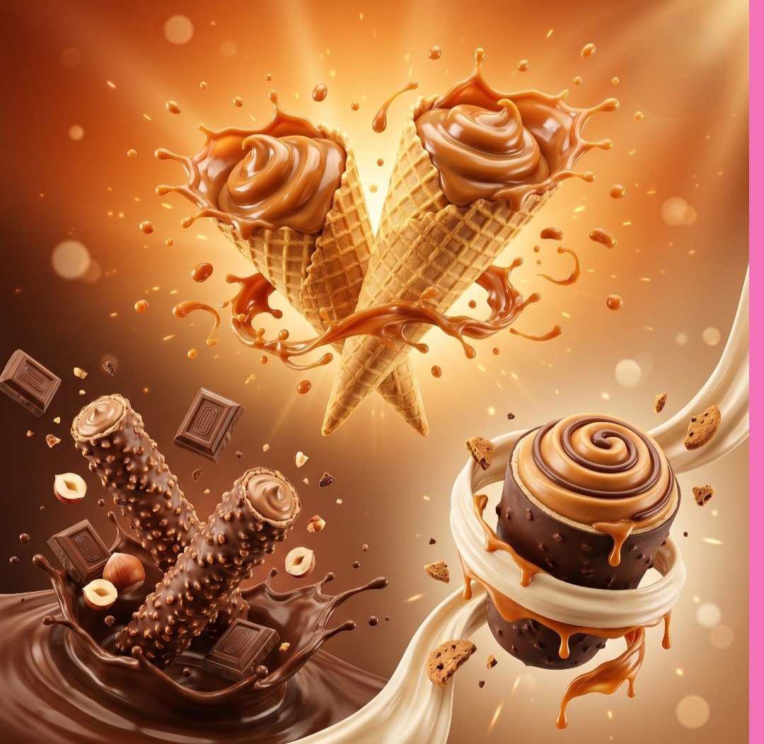 E-commerce Main Image - Premium Dessert Commercial Layout — output 1