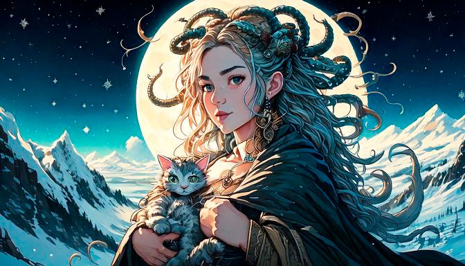 Edit moon position and change painting style — output 1