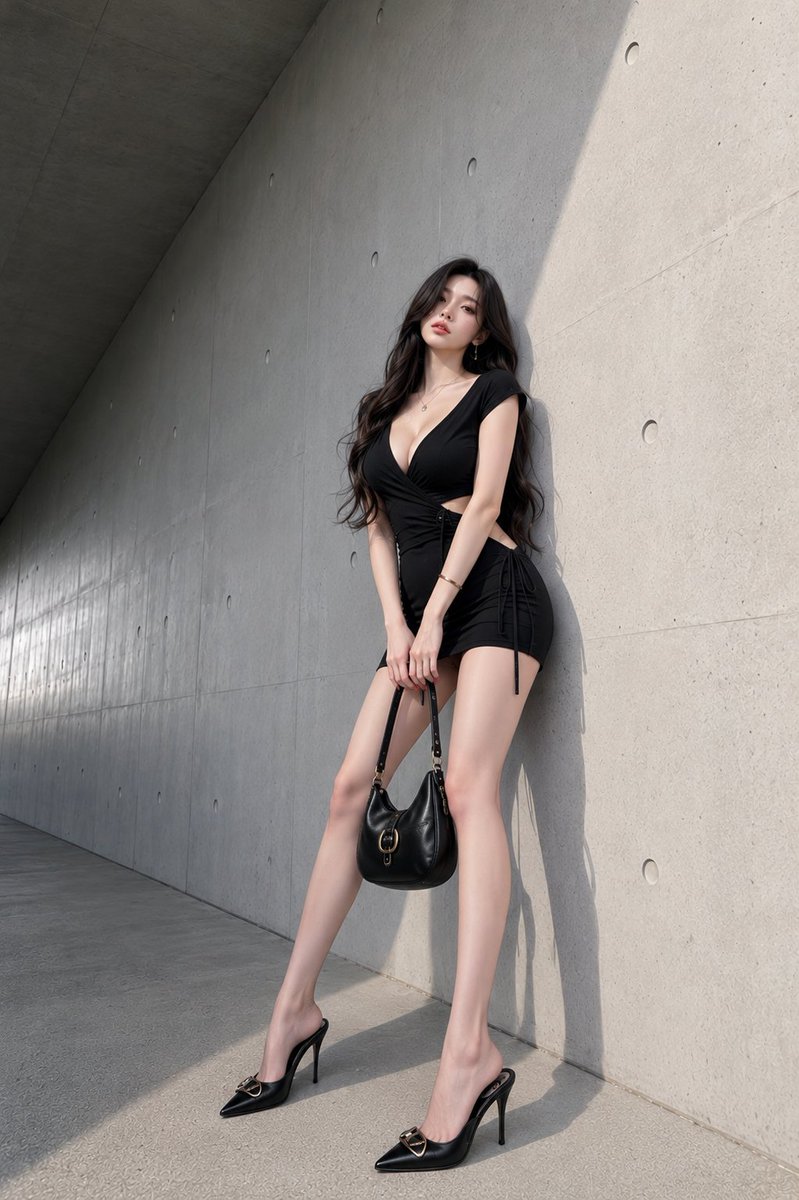 Product Marketing - Modern Architecture Fashion Portrait — output 1