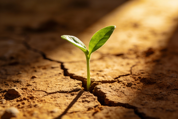 Sprout Through Dry Earth — output 1
