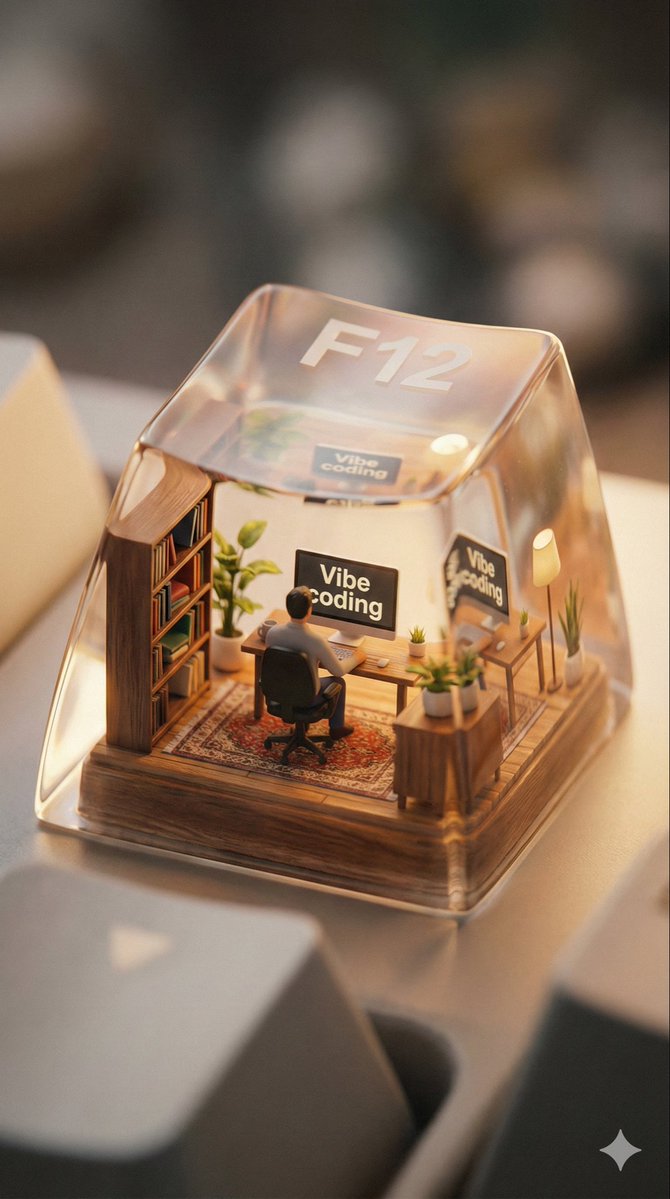 Game Asset - Miniature Scene Keycap Image Generation Prompt — output 1
