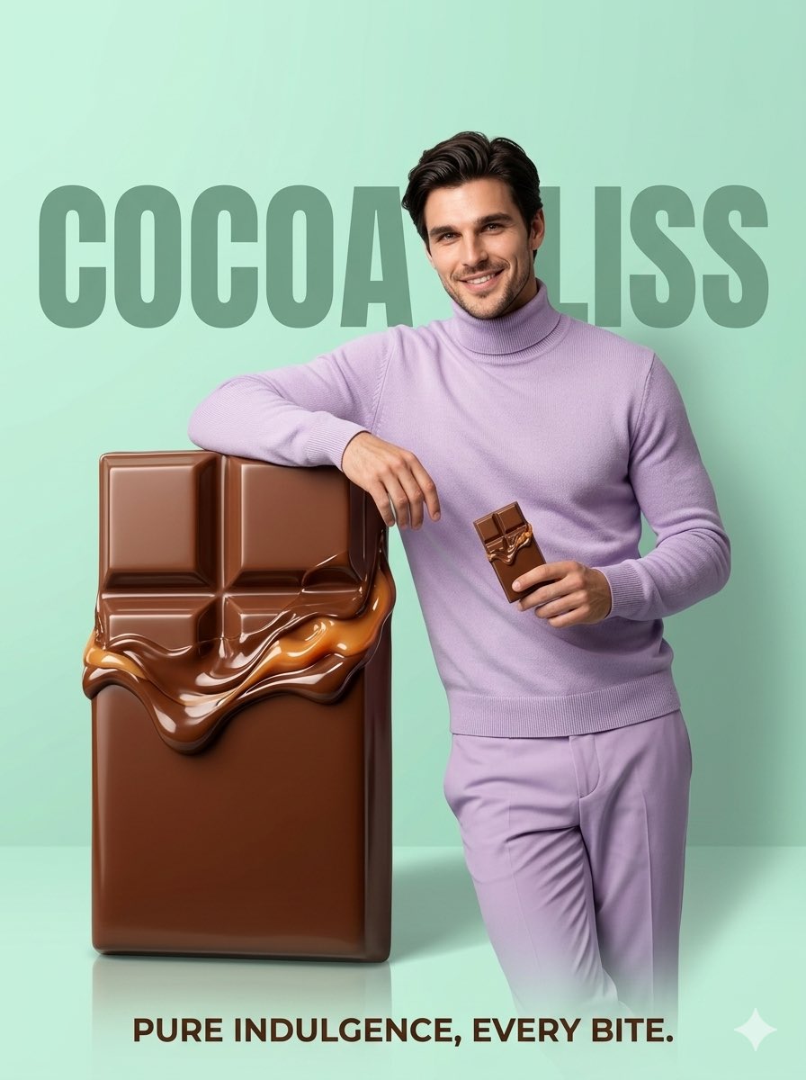 Product Marketing - Minimalist Luxury Dessert Ad — output 1