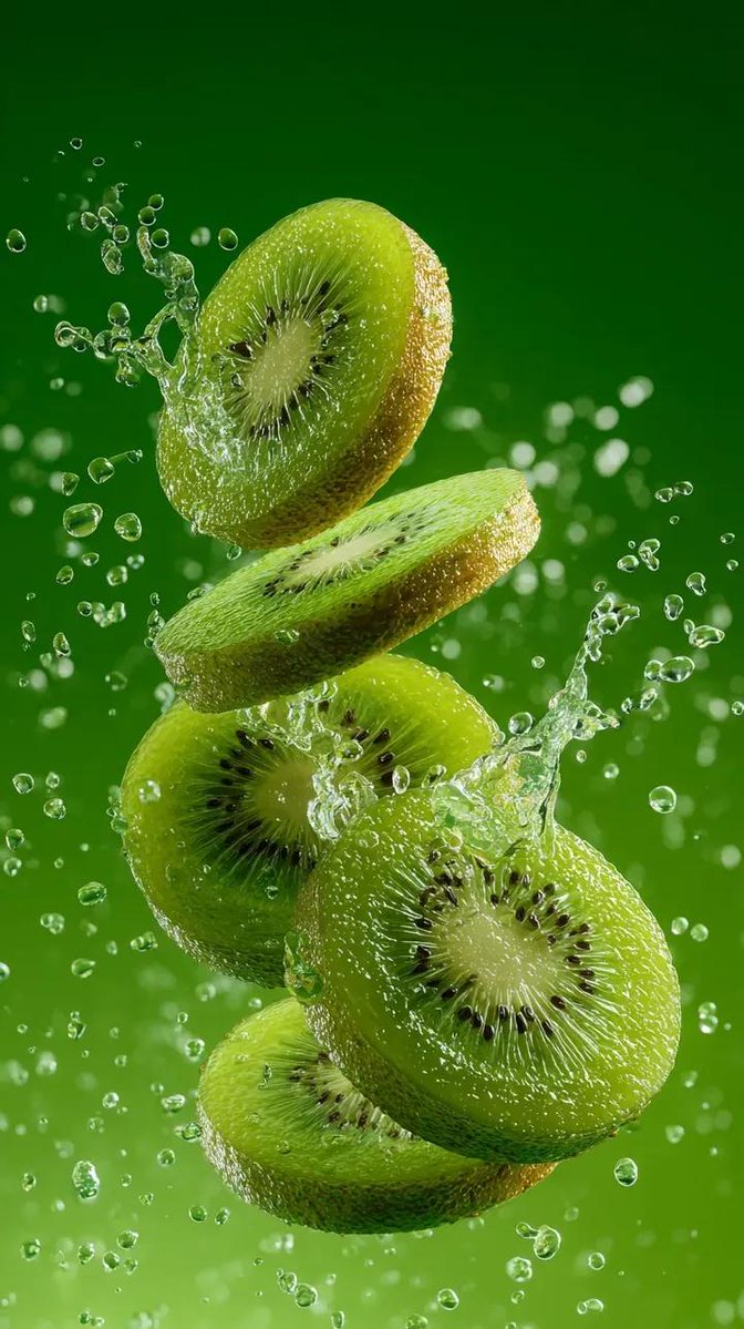 E-commerce Main Image - Hyper-Realistic Kiwi Splash Macro Photography Prompt โ output 1