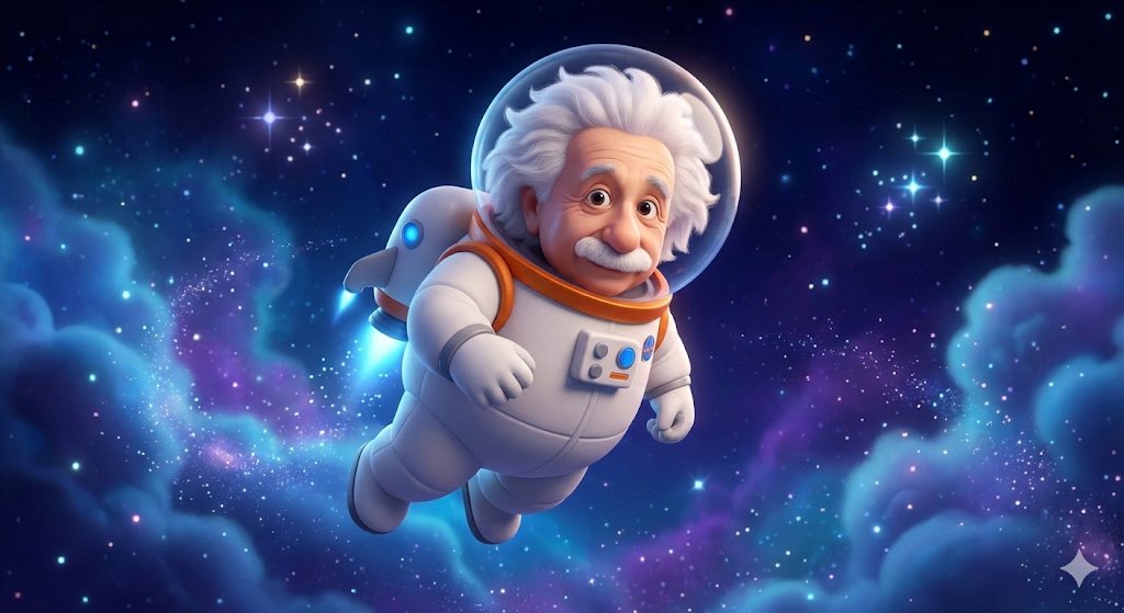 Pixar Style Celebrity Astronaut Caricature — output 1