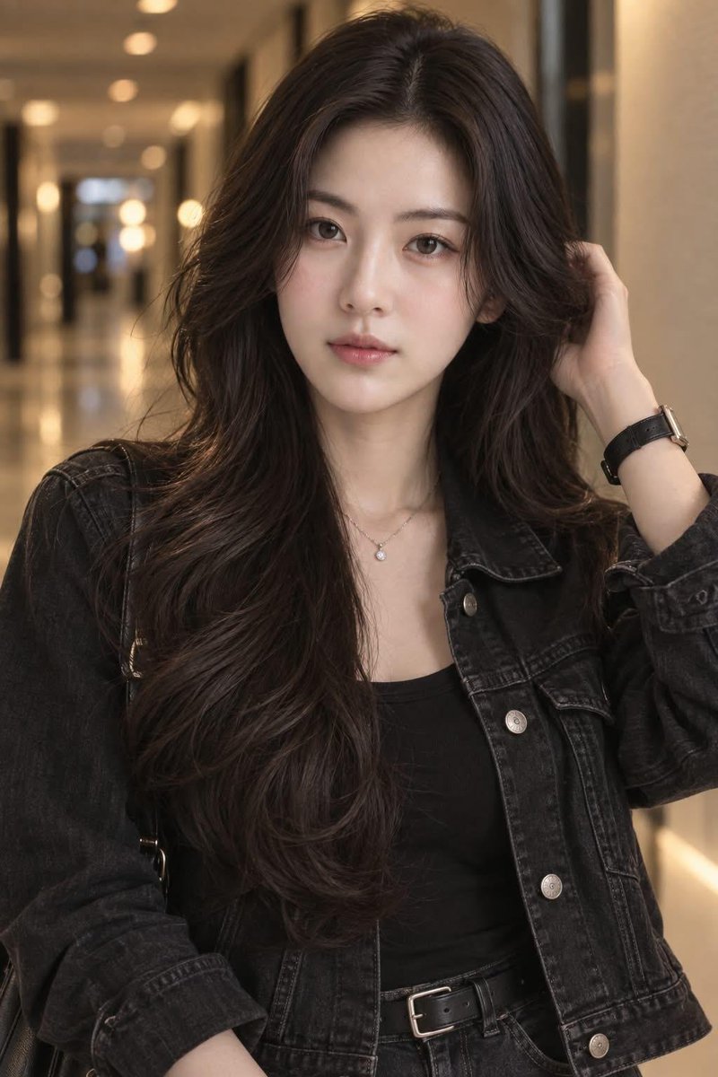 Product Marketing - Cinematic Denim Jacket Portrait — output 1