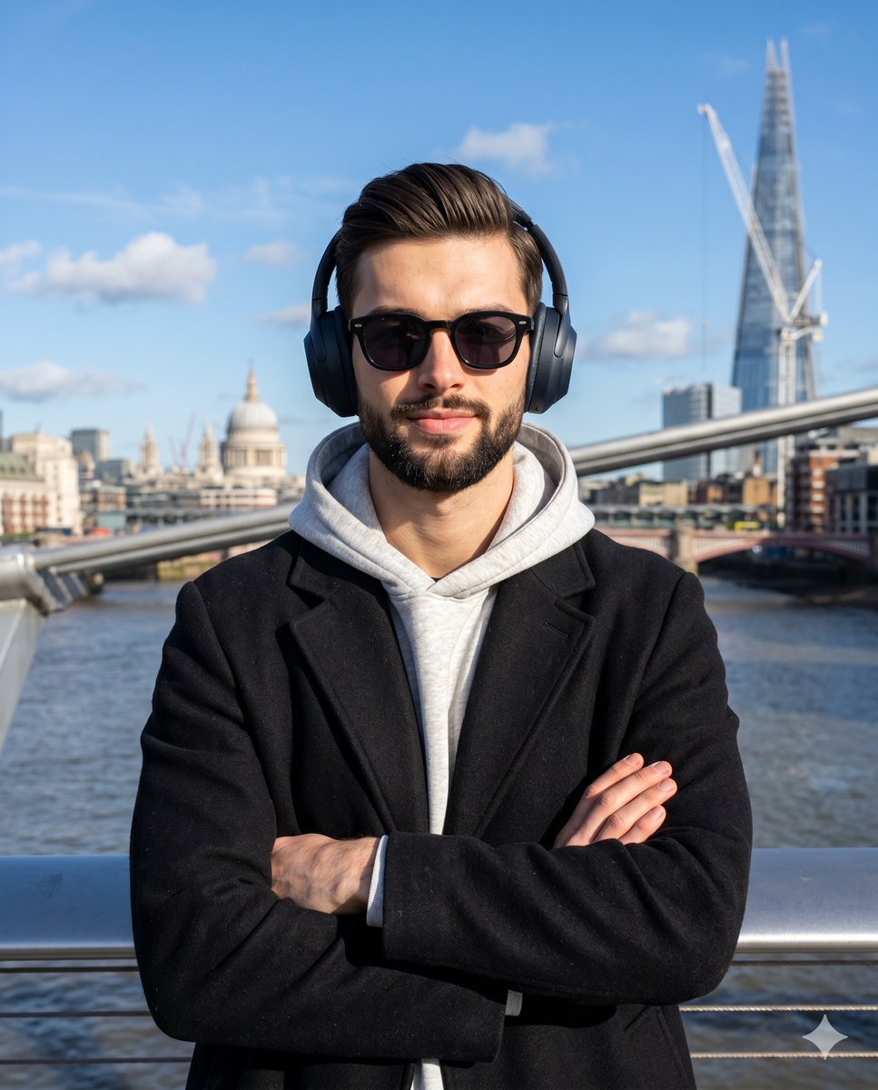 Profile / Avatar - Urban Lifestyle Portrait at The River Thames — output 1