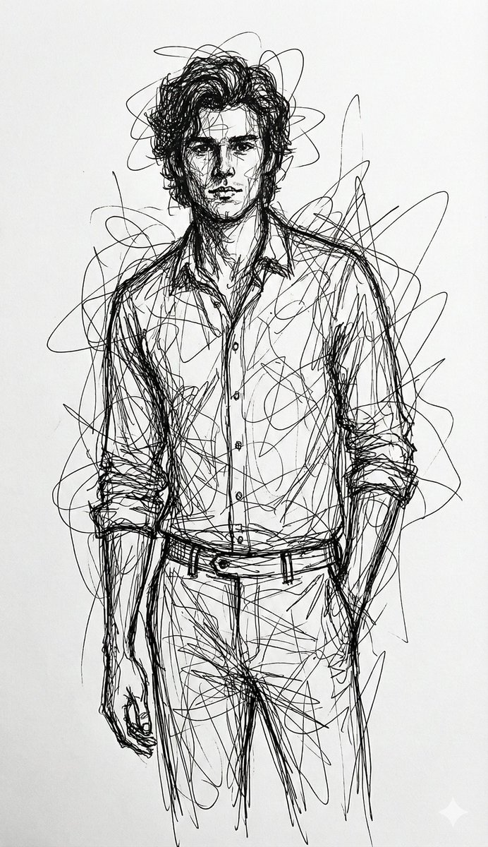 Profile / Avatar - Abstract Chaotic Scribble Art Prompt — output 1