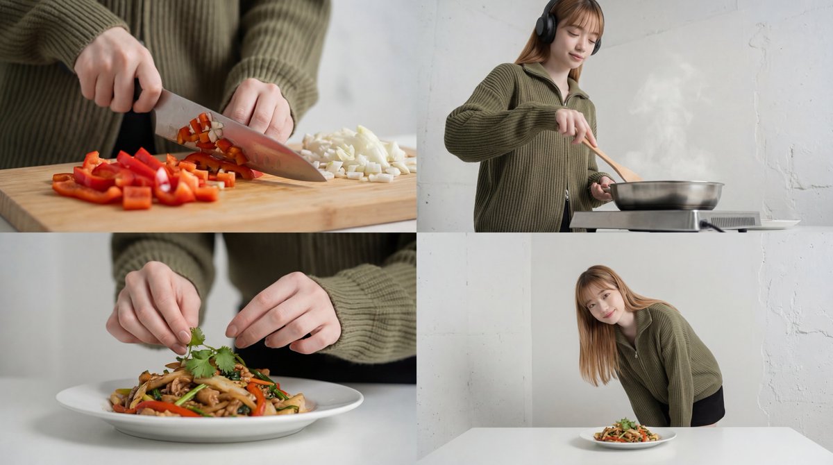 YouTube Thumbnail - Cinematic Food Short Video Prompt (Summary) — output 1