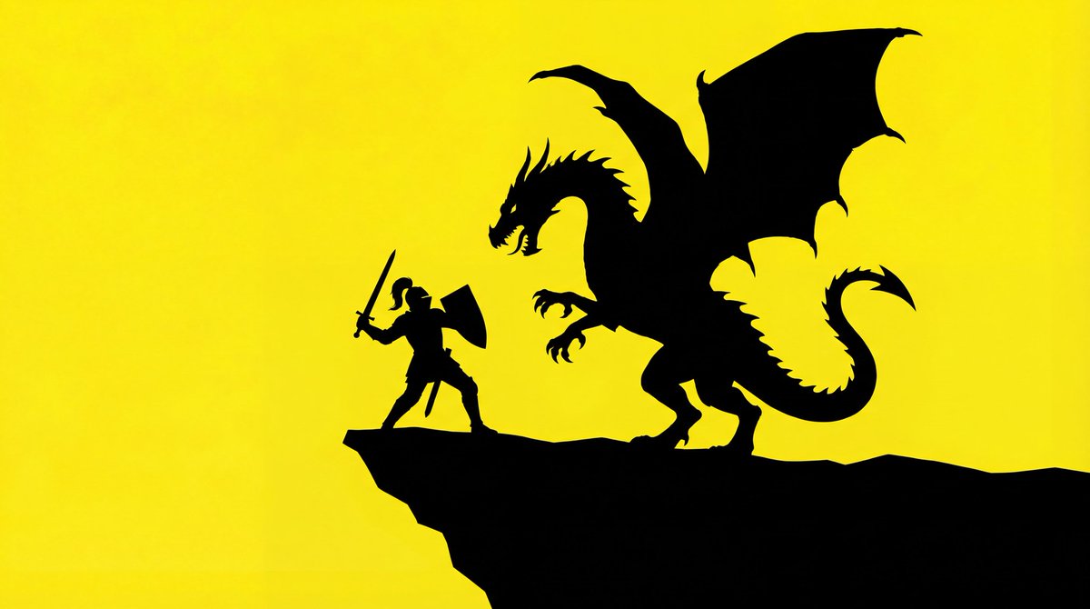 Minimalist Silhouette Prompt with Yellow Background — output 1