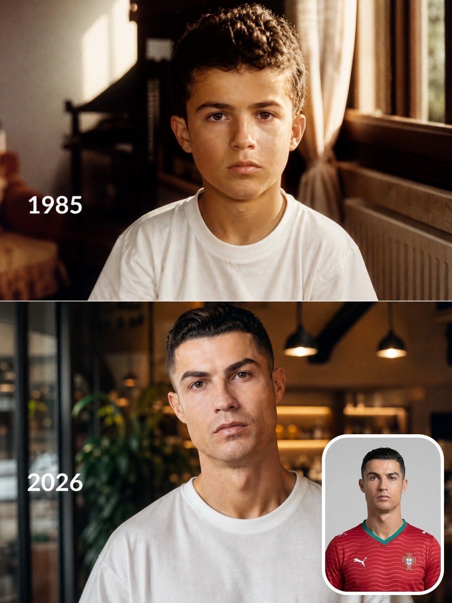 Infographic / Edu Visual - Footballer Then vs Now Transformation — output 1