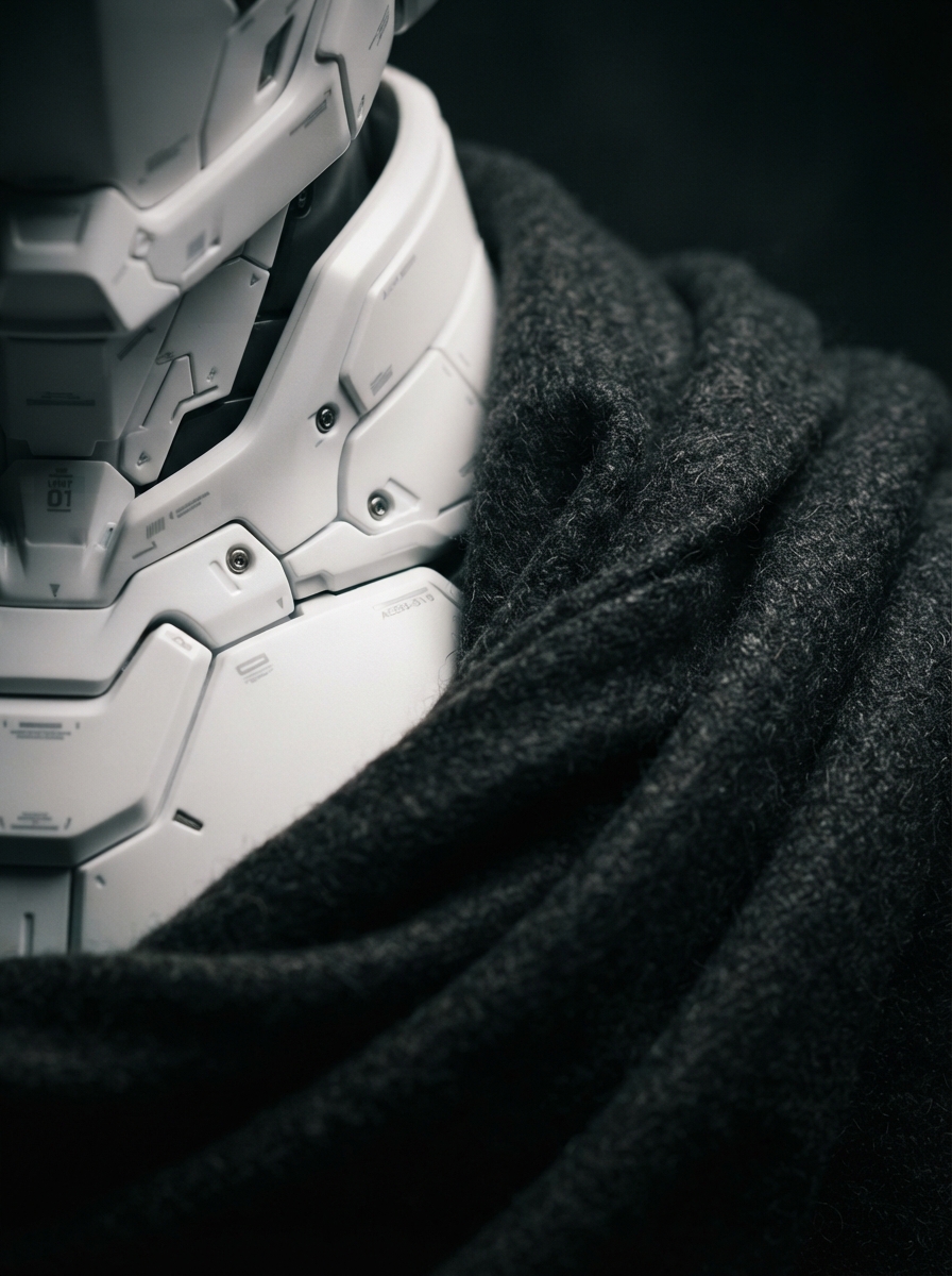 Product Marketing - Mecha Suit and Woolen Drapery Macro — output 1