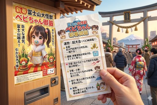 Japanese Shrine Omikuji Fortune Slip Vending Machine Snapshot — output 1