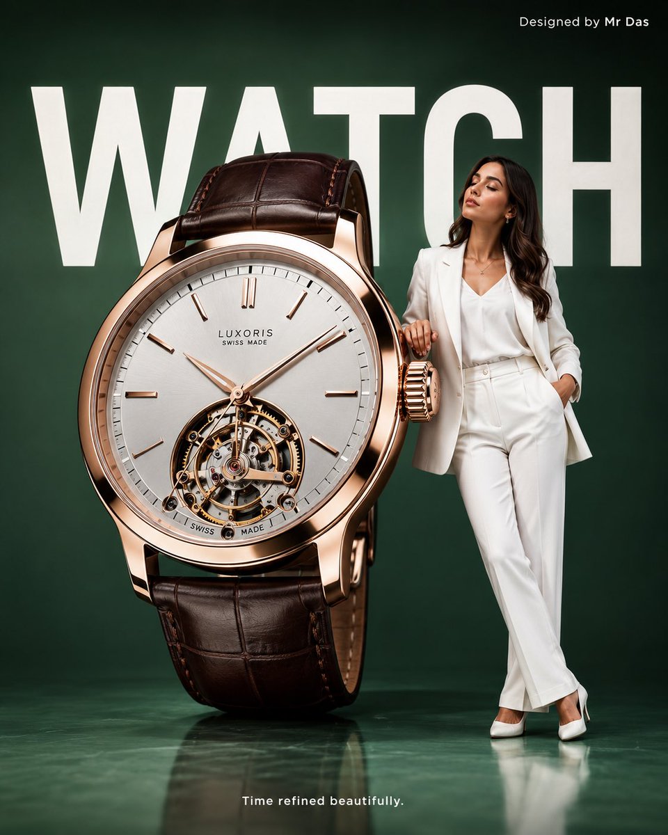 Product Marketing - Luxury Swiss Watch Commercial Ad — output 1